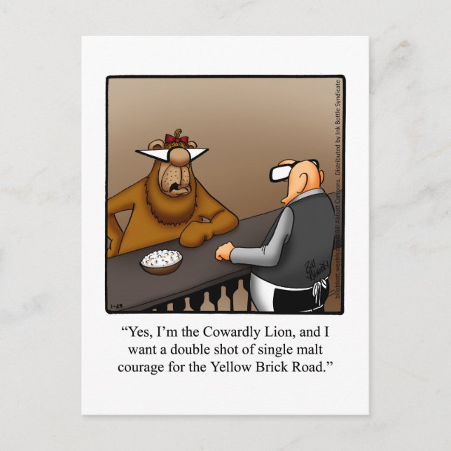 Humor divertida de aliento postal (Anverso)