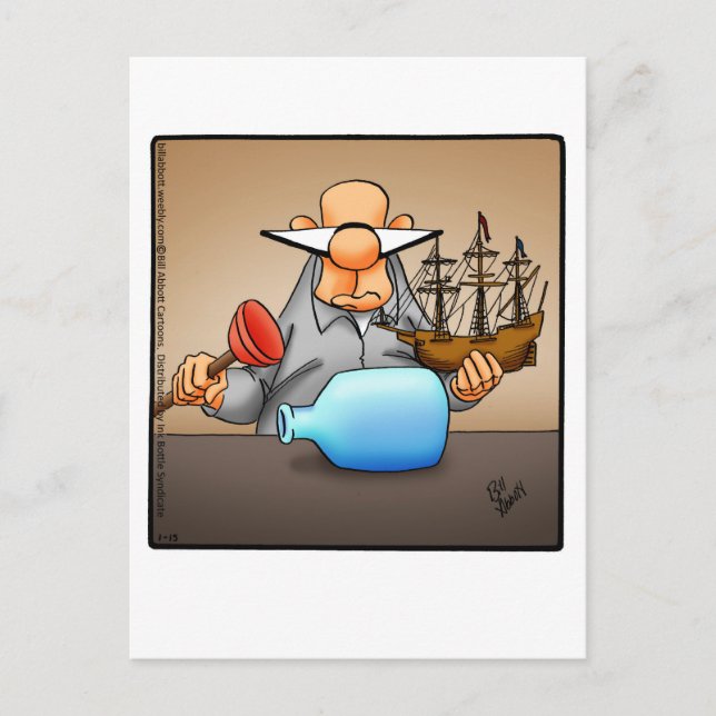 Humor divertida de aliento postal (Anverso)