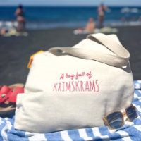 Humor divertido cita la bolsa pink life jumbo