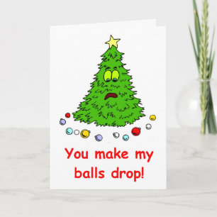Humor divertido de árbol de Navidad que hacen que