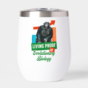 Humor divertido de biología evolutiva del chimpanc