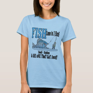 Humor divertido de la pesca de la camisa de la