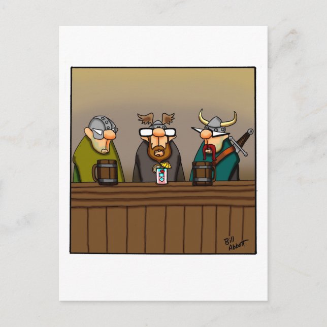 Humor divertido de vino postales "Spectickles" (Anverso)