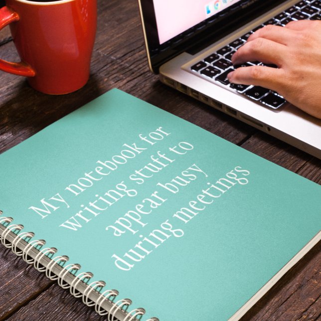 Humor Divertido en el Trabajo Oficina Mi Cuaderno (Subido por el creador)