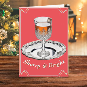 Humor Festivo Rojo de Navidad Sherry & Bright