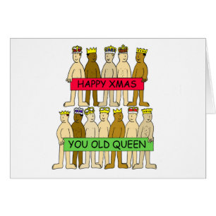 Humor gay del Queens del navidad