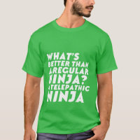 Humor geek de la camiseta Ninja telemática diverti
