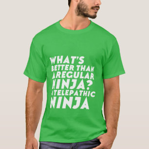 Humor geek de la camiseta Ninja telemática diverti