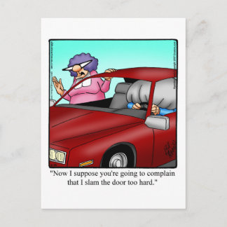 Humor matrimonial postal "Spectickles"