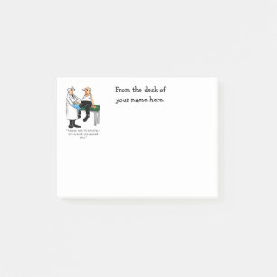 Humor médico gracioso post que nota