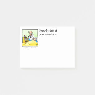 Humor médico gracioso post que nota