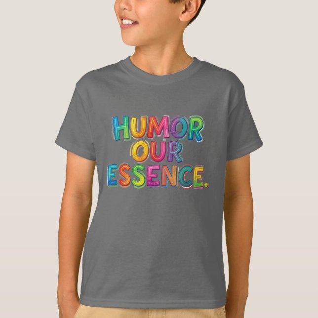 Humor Nuestra Esencia – Camiseta de Expresión Auda (Anverso)