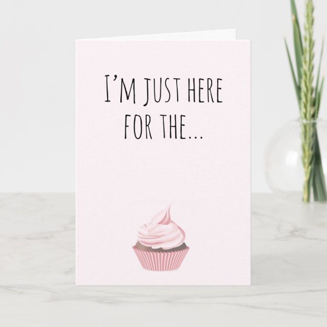 Humor Pastel de tarjetas de cumpleaños (Anverso)