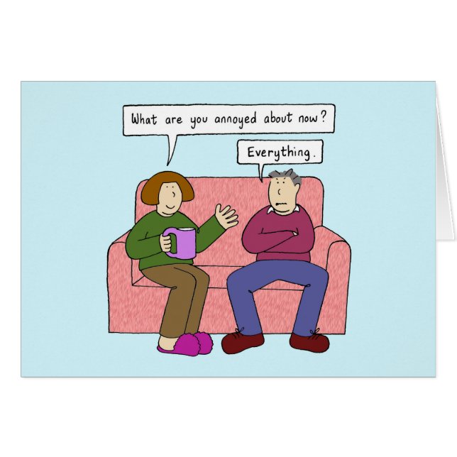 Humor Personalizado para hombres gruñones (Anverso (Horizontal))