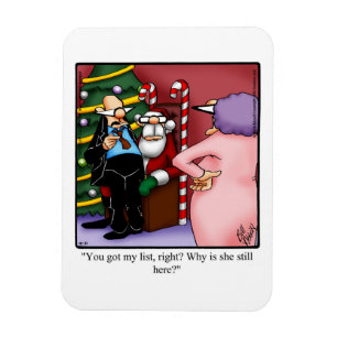 Humor y regalo de imán para Navidades divertidos