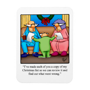 Humor y regalo de imán para Navidades divertidos