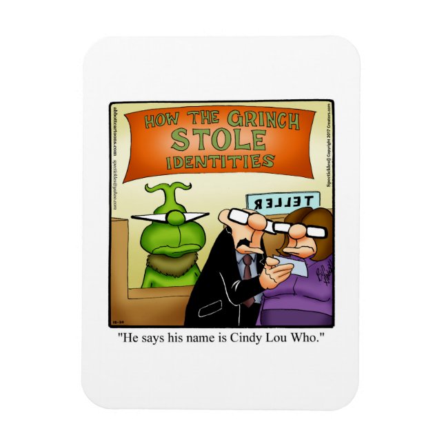 Humor y regalo de imán para Navidades divertidos (Vertical)