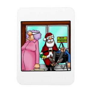 Humor y regalo de imán para Navidades divertidos