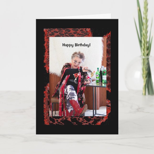 Humorística whoo por su tarjeta de felicitación de (Anverso)