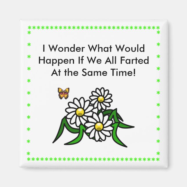 Humorístico sólo por imán (Frente)