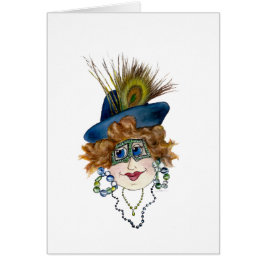 Humorous Peacock Lady Out of Order