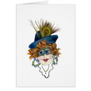 Humorous Peacock Lady Out of Order
