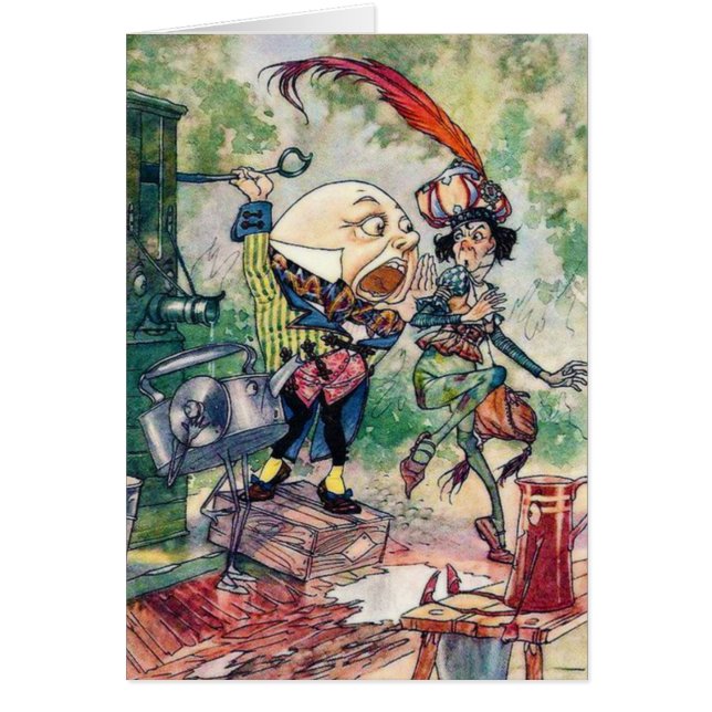 Humpty Dumpty en el país de las maravillas (Frente)