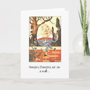 Humpty Dumpty, tarjeta de felicitación