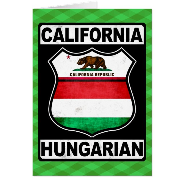 Húngaro-Estadounidense de California (Frente)