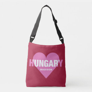 Hungría Amar el nombre y las bolsas de color de la