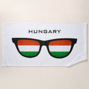 HUNGRÍA Sombras personalizado toalla de playa de t