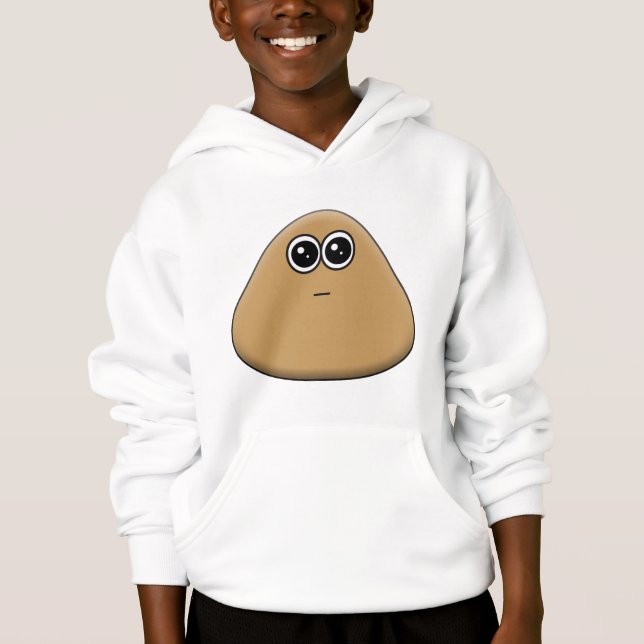 Hungry Pou - Kids Hoodie (Anverso)