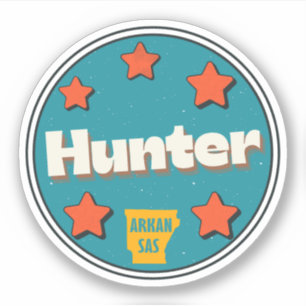 Hunter, Arkansas  Pegatina