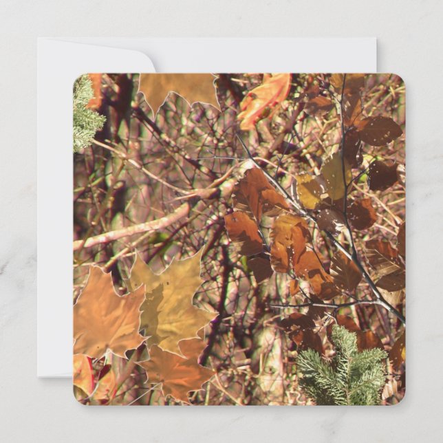 Hunter Forest Camouflage Paintage Personalizar est (Anverso)