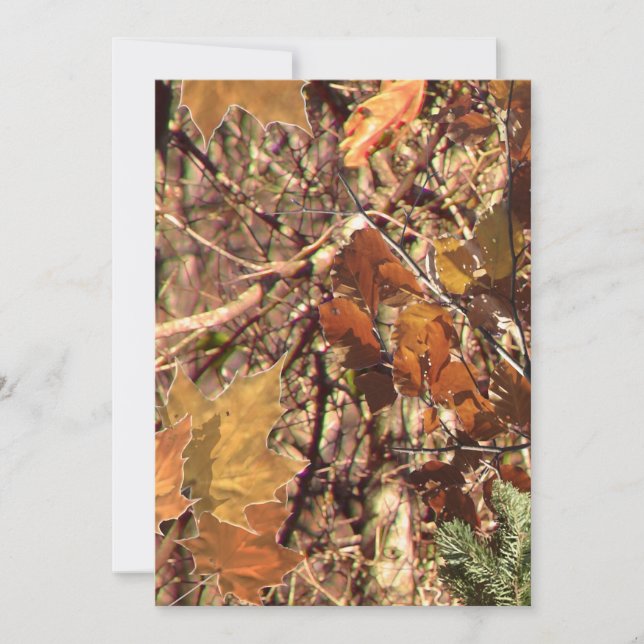 Hunter Forest Camouflage Paintage Personalizar est (Anverso)