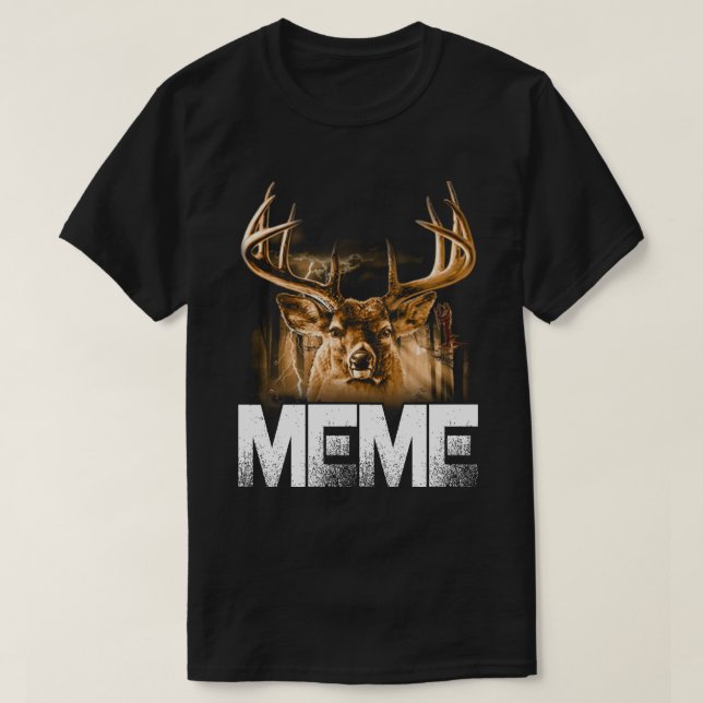 Hunter Meme Camiseta Graciosa regalo de padre caza (Diseño del anverso)