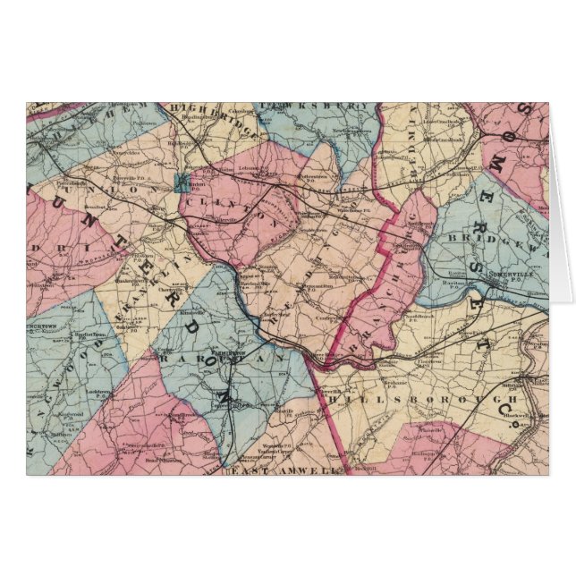 Hunterdon, Somerset Cos, NJ (Anverso (Horizontal))