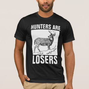 HUNTERS SON PERDEDORES, camisetas anticaza