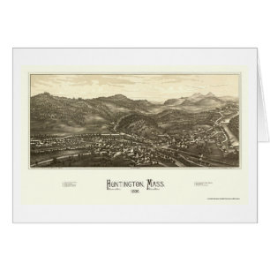Huntington, mapa panorámico de las MAMÁES - 1886
