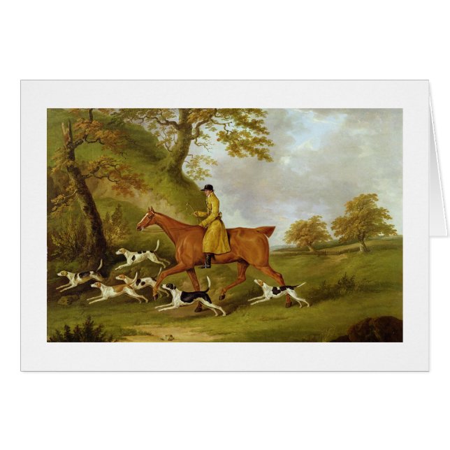 Huntsman y perros, 1809 (aceite en lona) (Anverso (Horizontal))
