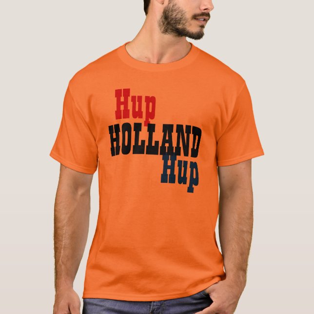 Hup camiseta anaranjada de Holanda Hup (Anverso)