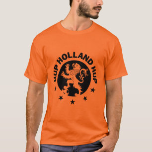 ¡Hup camiseta de Holanda - león holandés negro del