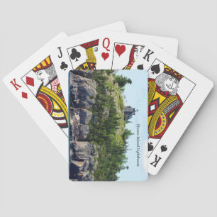 Huron Island Faro de gran angular jugando cartas