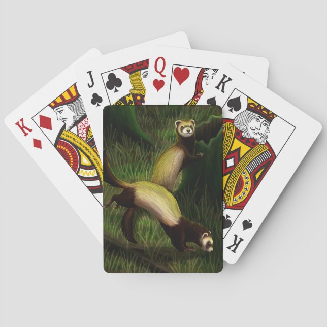 Hurones jugando cartas (Reverso)