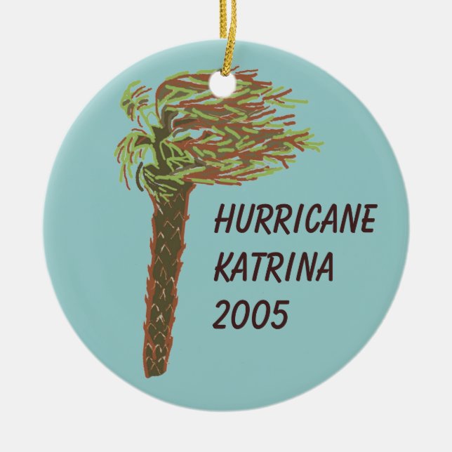 Hurr. Ornamento conmemorativo del Katrina/Personal (Frente)