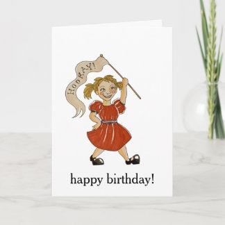 ¡Hurra! Tarjeta de Feliz Cumpleaños