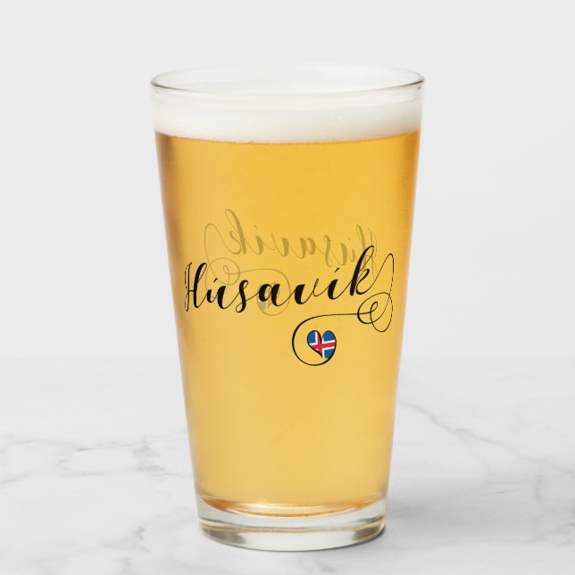 Húsavík Heart, I Love Húsavík, Islandia (Anverso (lleno))