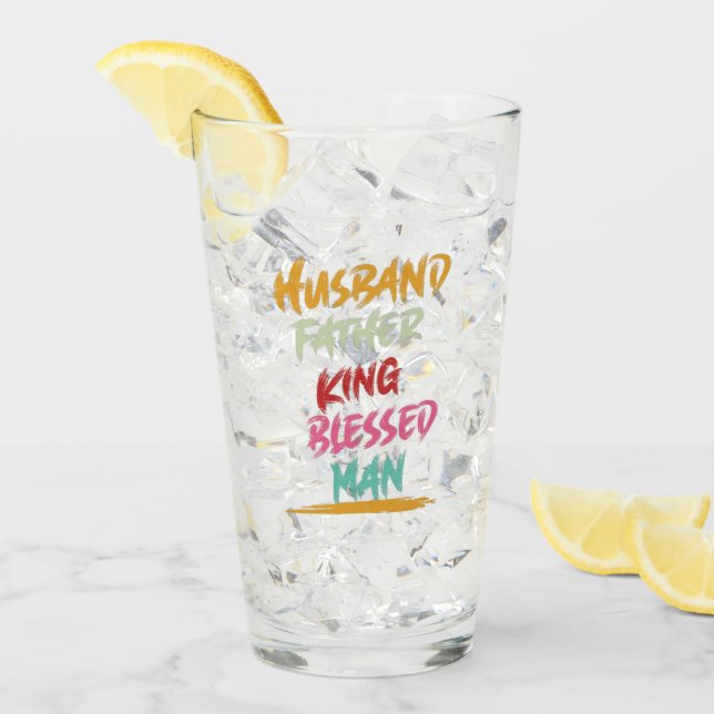 Husband, Father, King, Blessed Man | Father's Day (Anverso (hielo))