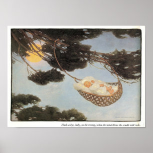 Hush-a-Bye, Impresión de rima de guardería para be