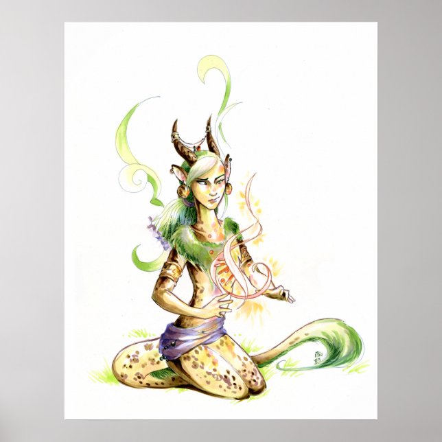 ¡Hush, ella está haciendo ciencia! Póster (Frente)